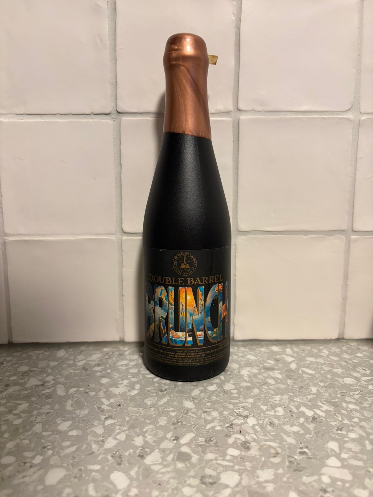 US stout bieren Boiler - Double Barrel Brunch, Ophalen of Verzenden, Zo goed als nieuw, Flesje(s), Overige merken