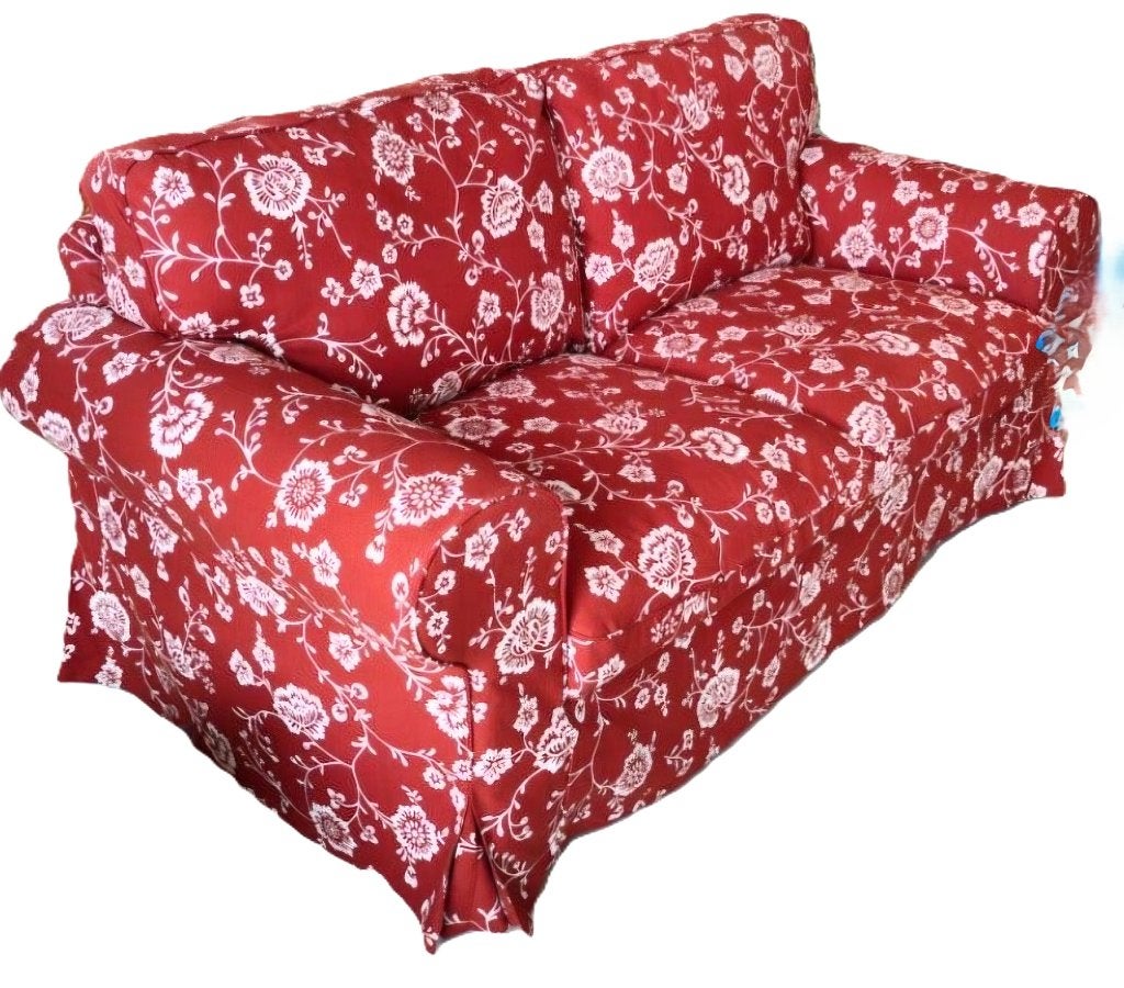 Ikea ektorp 2 persoons bank en een fauteuil., Ophalen, Tweepersoons, 75 tot 100 cm, Zo goed als nieuw