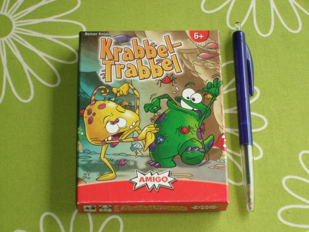 Krabbel - trabbel - een monsterlijk Duits kaartspel, Een of twee spelers, Ophalen of Verzenden, Zo goed als nieuw