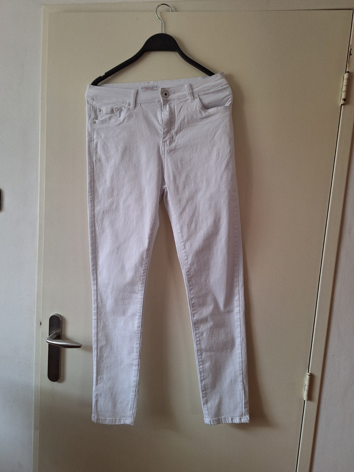 dames witte broek  Anna &Lucy  maat 40, Maat 38/40 (M), Wit, Ophalen of Verzenden, Lang