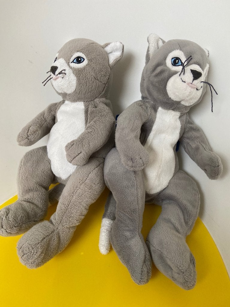 K3596 ikea poes grijs 2x, Ophalen of Verzenden, Zo goed als nieuw