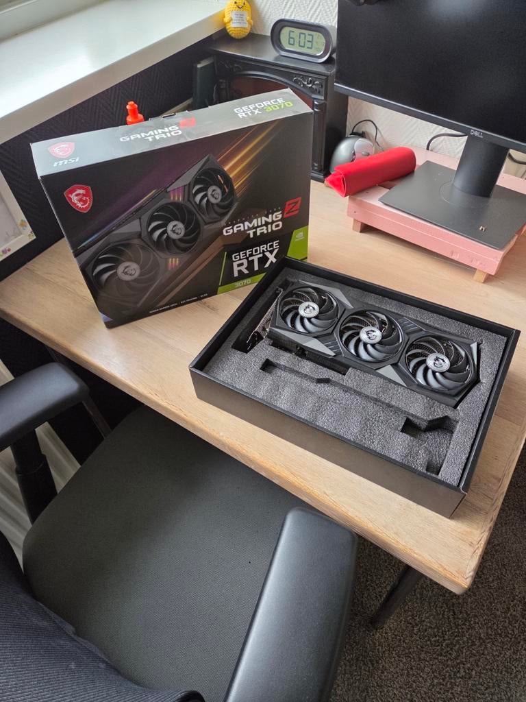 MSI Geforce RTX 3070 Gaming Z Trio LHR, Computers en Software, Videokaarten, Ophalen