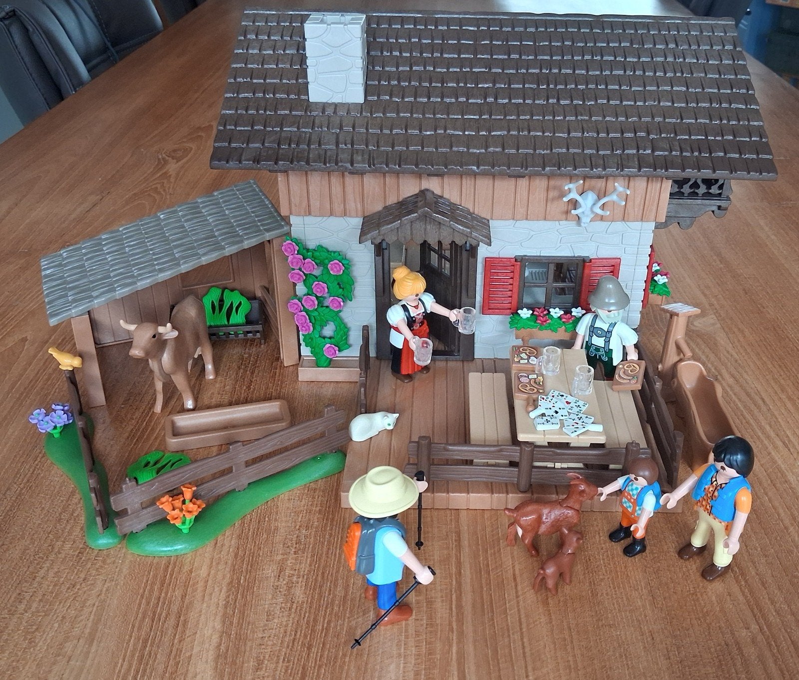 Mooi Playmobil 5422 Alpenhut berghut blokhut huis., Ophalen, Zo goed als nieuw, Complete set, Gebouw
