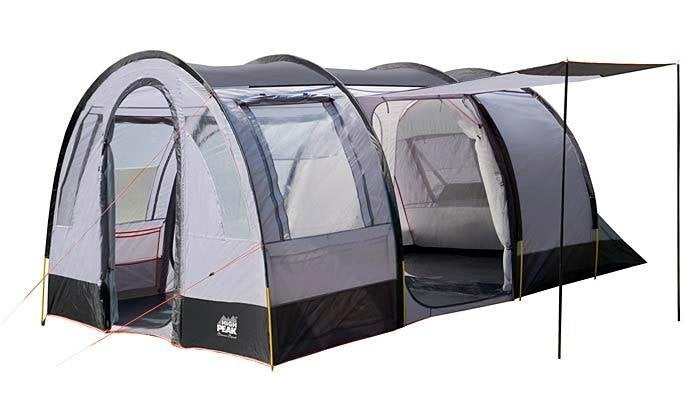 5 pers. Tunnel tent Nieuw, met verplaatsbare voorwand. 495 x, Ophalen, Nieuw