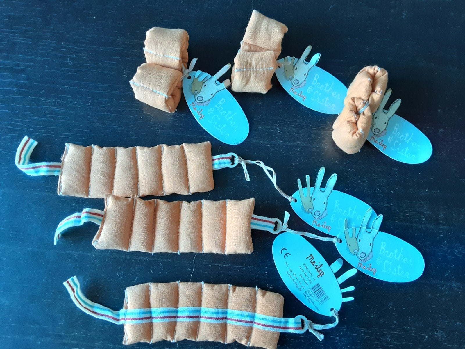 Maileg bunnies konijnen zwemband en zwemfleugels 3x set, Ophalen of Verzenden, Nieuw