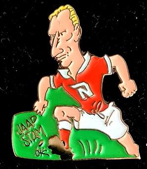 Jaap Stam voetbal pin, Verzamelen, Verzenden, Nieuw, Sport, Speldje of Pin