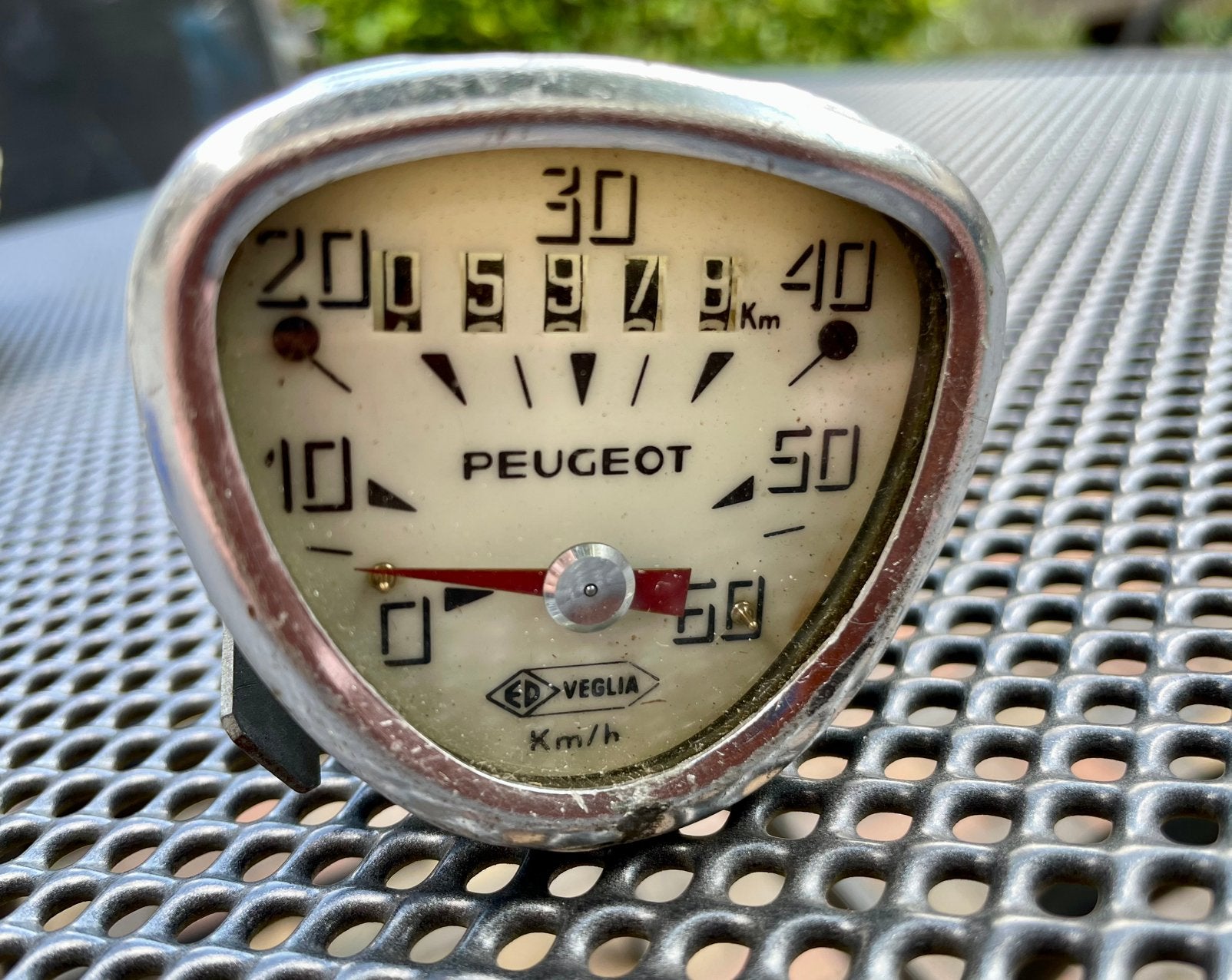 Veglia /Peugeot snelheidsmeter Peugeot 102, Fietsen en Brommers, Ophalen, Gebruikt, Overige typen, Overige merken