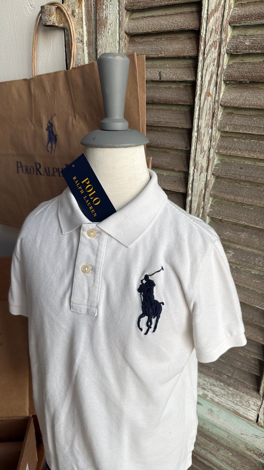 Prachtig RALPH LAUREN polo shirt Big Pony size 6 / maat 116, Ophalen of Verzenden, Zo goed als nieuw, Shirt of Longsleeve, Polo Ralph Lauren