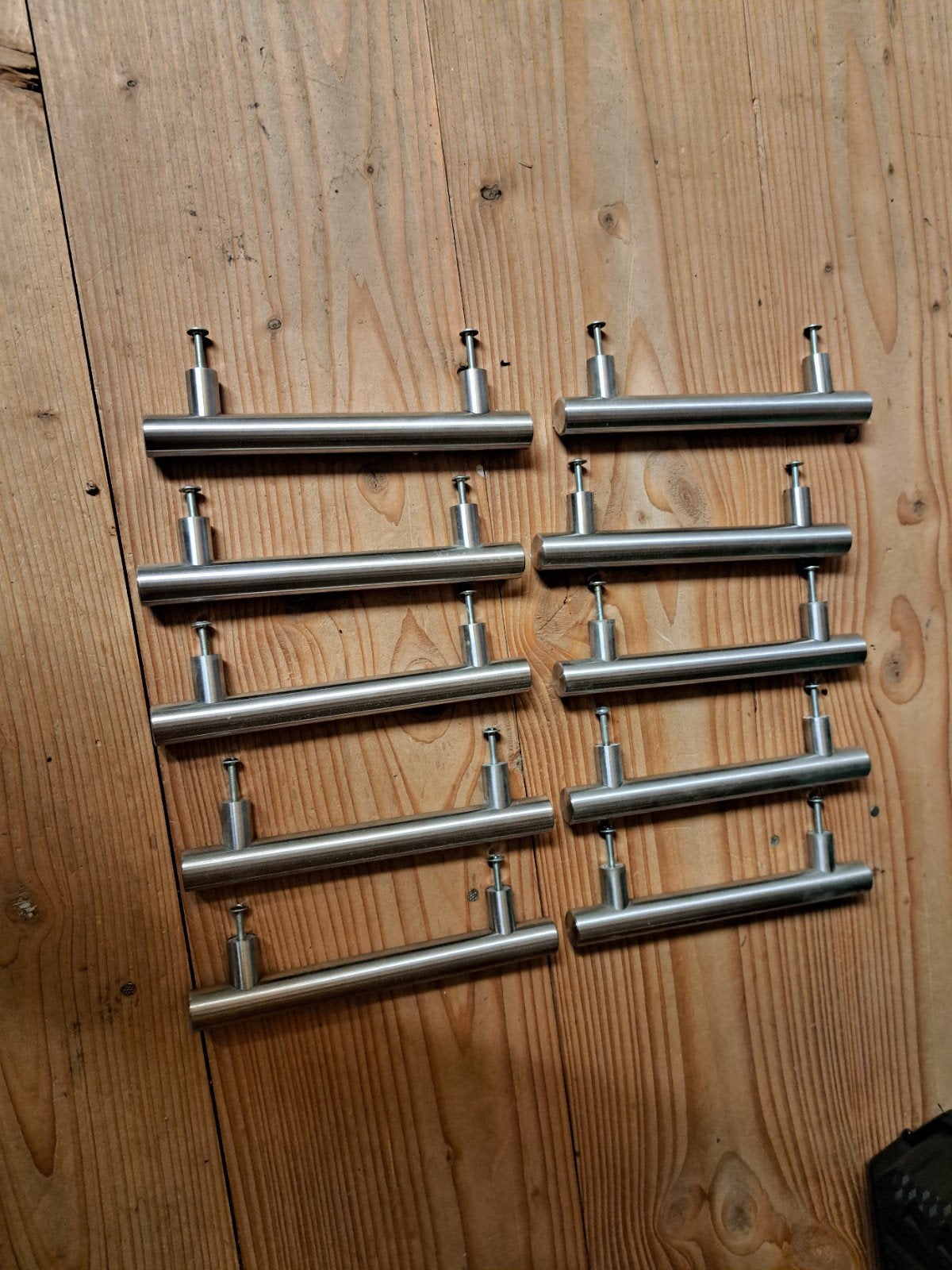 10x rvs Handgrepen 18cm hoog, 3.8cm diep, 18mm diameter, Ophalen