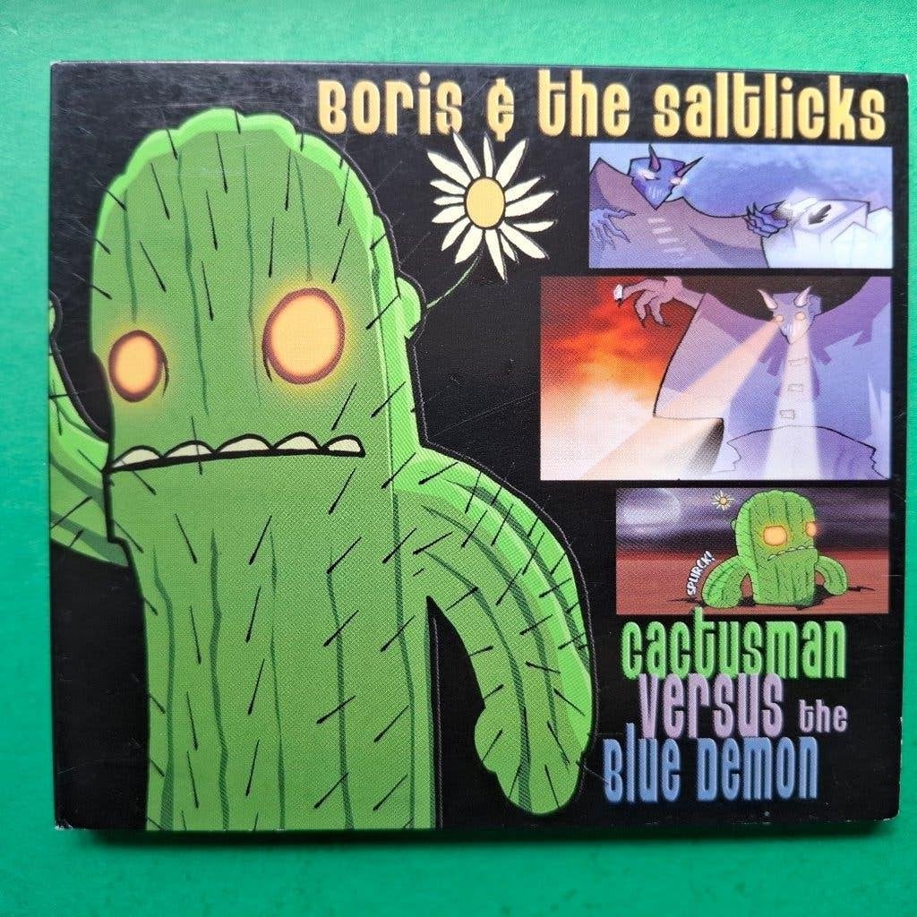 BORIS & THE SALTLICKS - CACTUSMAN VERSUS THE BLUE DEMON, Ophalen of Verzenden, Zo goed als nieuw