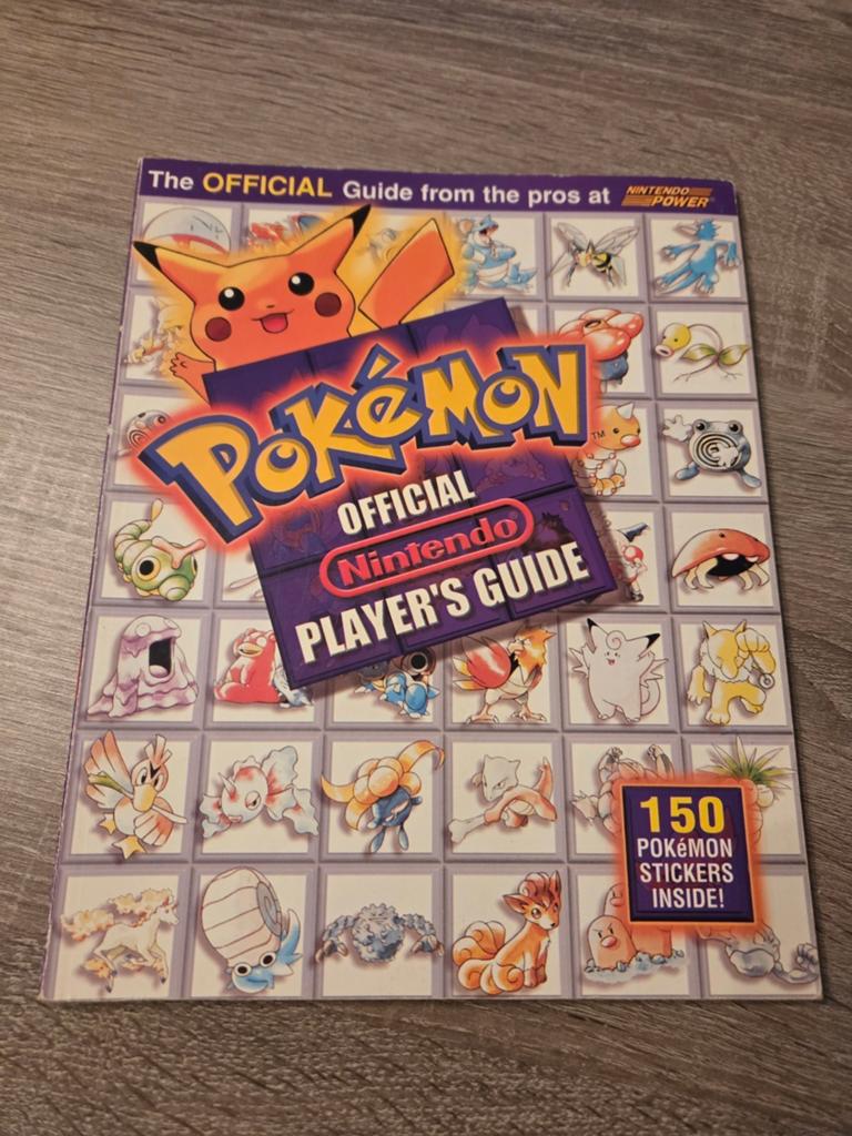 Pokémon Official Nintendo Player's Guide ALLE stickers!, Avontuur en Actie, Gebruikt, 1 speler, Ophalen of Verzenden