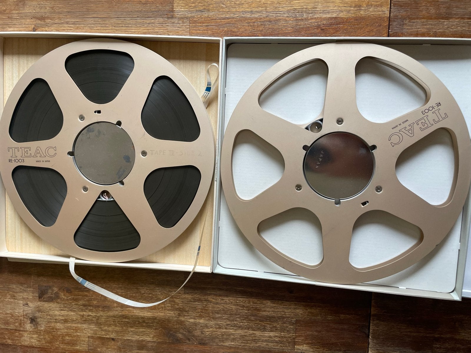 Teac RE-1003 26 cm Spoelen met Banden, Audio, Tv en Foto, Ophalen of Verzenden, Onderdeel, Met banden