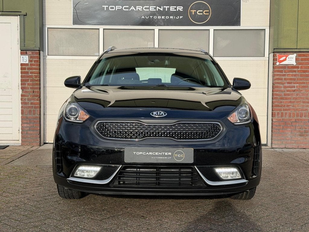 Kia Niro 1.6 GDi Hybrid ComfortLine/AIRCO/AUT/TREKH/APK/NAP, Auto's, Kia, Euro 6, Zwart, Origineel Nederlands, 26 km/l