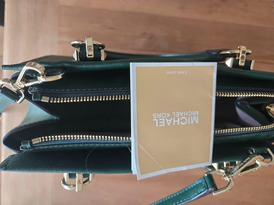 Michael Kors bag, Ophalen of Verzenden, Zo goed als nieuw, Groen, Overige merken
