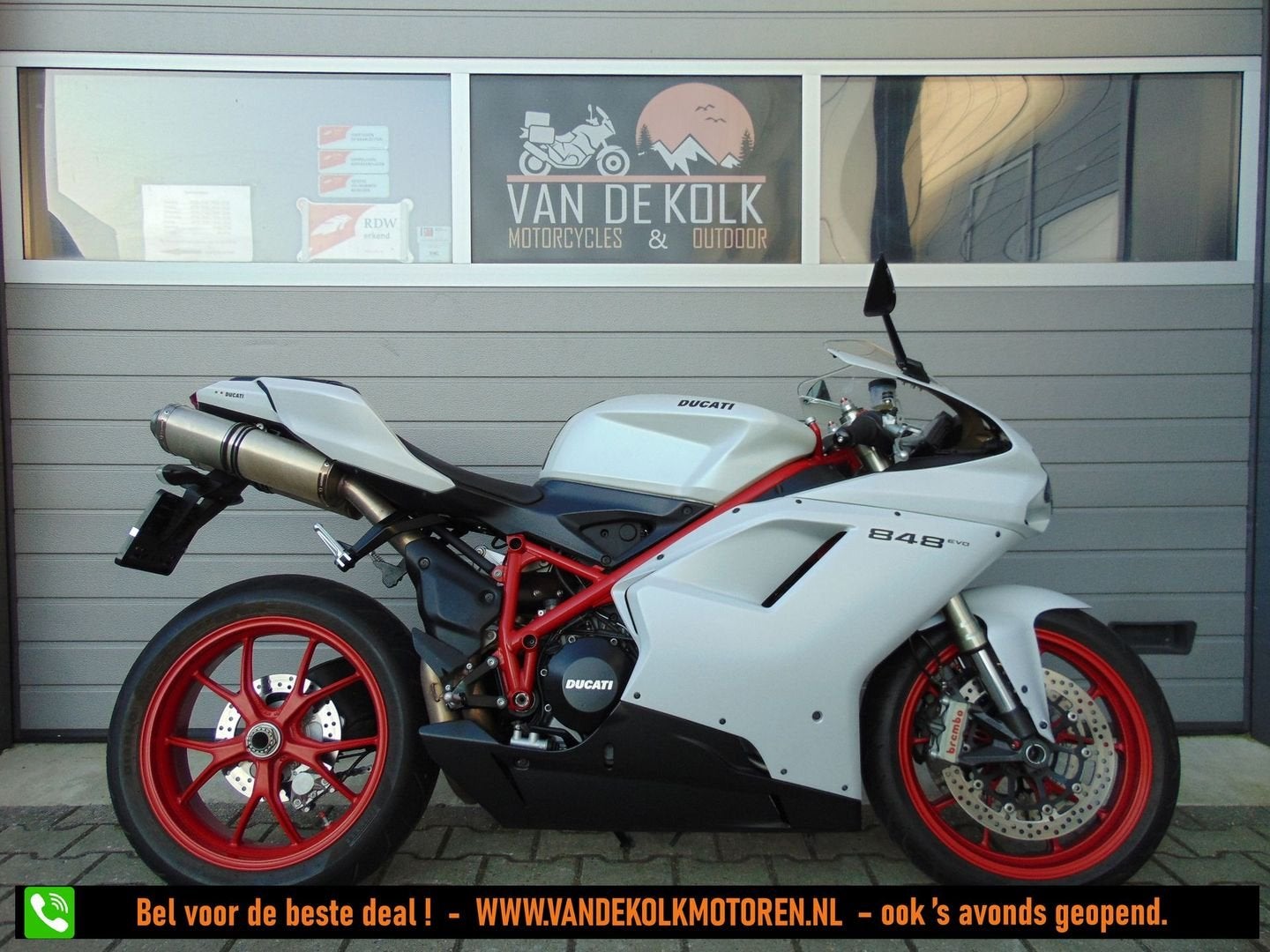 DUCATI 848 EVO (bj 2012), Motoren, Motoren | Ducati, DUCATI, 2 cilinders, 849 cc, Motorrijbewijs A