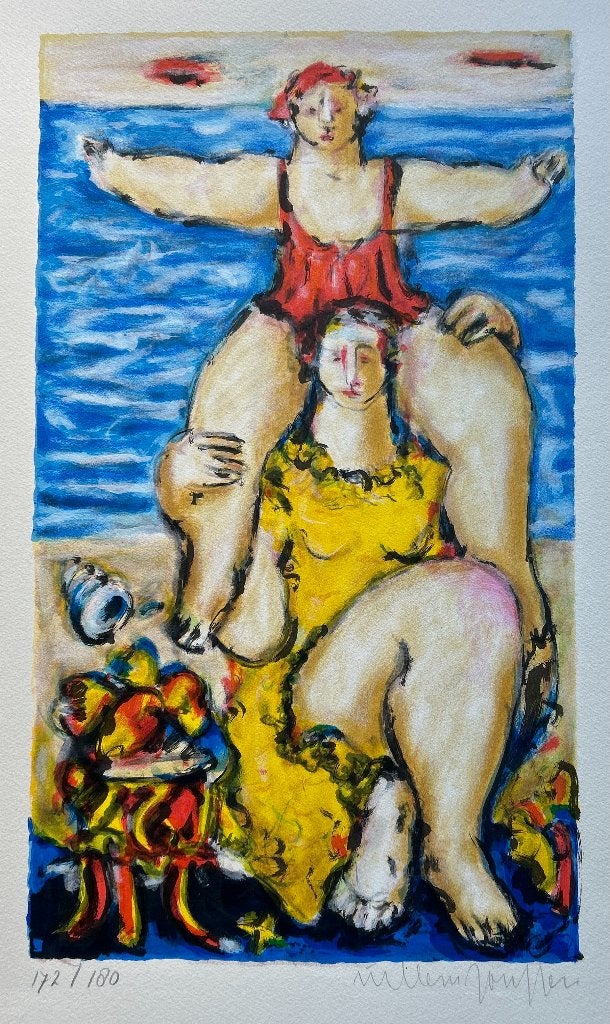 Zeefdruk Willem Janssen, Antiek en Kunst, Genummerd, Verzenden, Zeefdruk