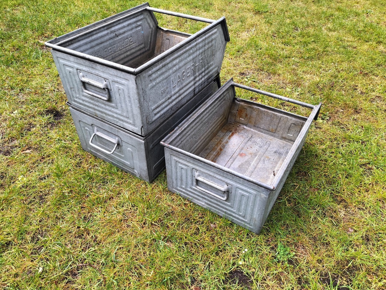 Zink zinc zinken planten baken Rapidbox & schafer decoratie, Ophalen