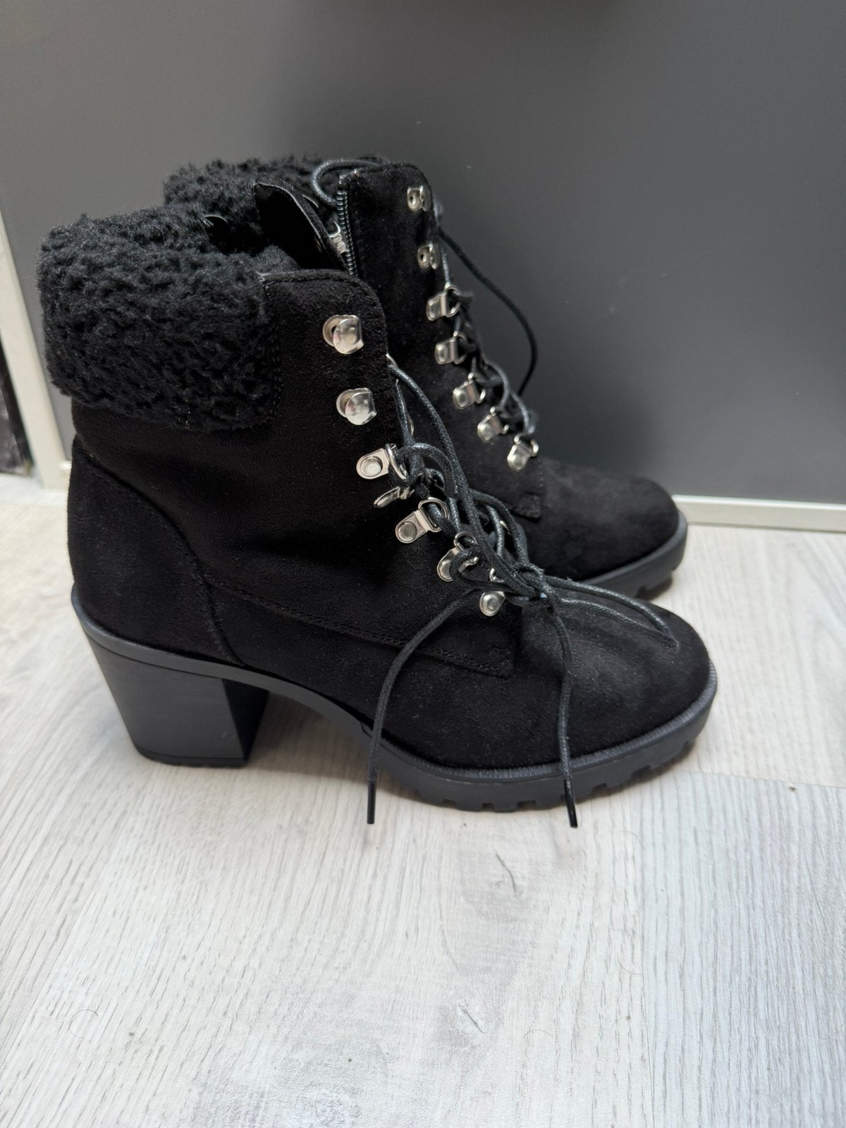 Anna Field dames laarsjes, Ophalen, Zwart, Lage of Enkellaarzen, Nieuw