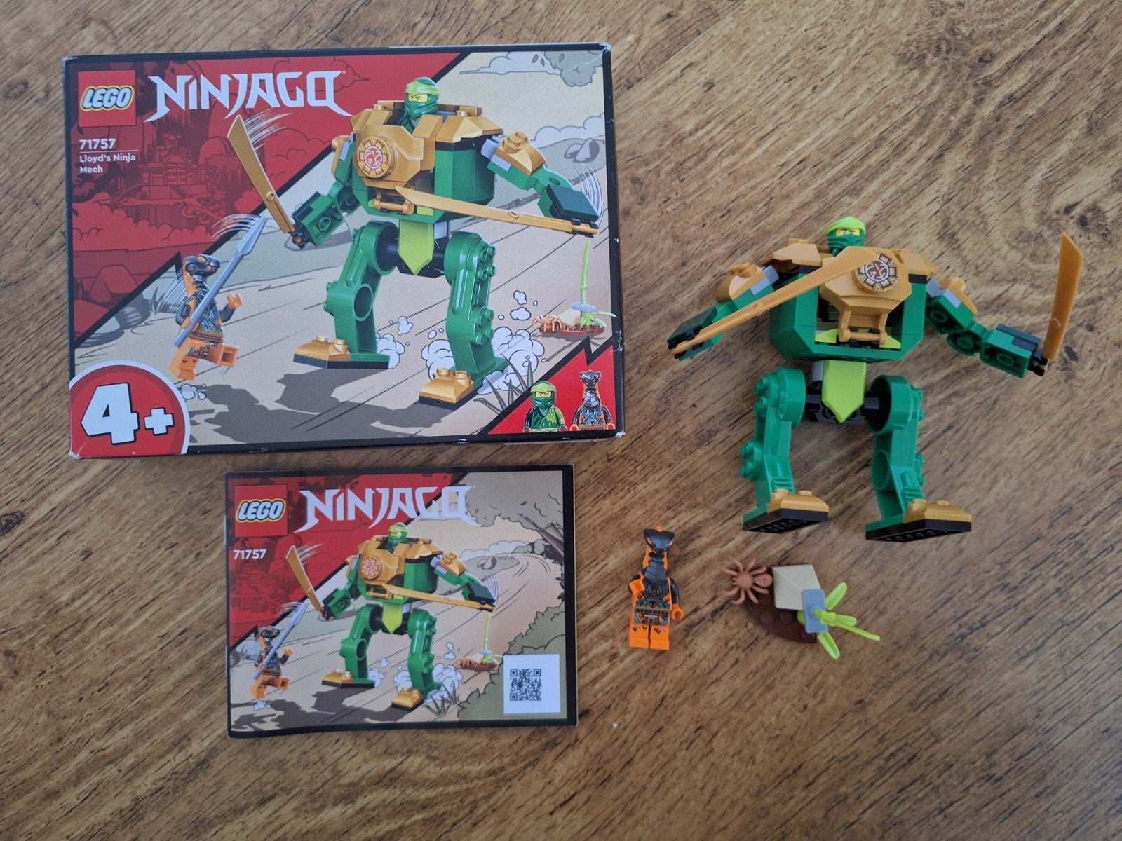 Lego Ninjago Lloyd's Ninja Mech, Lego, Ophalen of Verzenden, Zo goed als nieuw, Inclusief instructies
