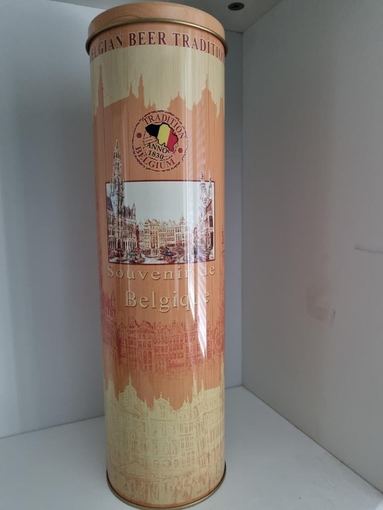 Groot Decoratief Bierblik - Belgian Beer Tradition, Verzamelen, Ophalen of Verzenden, Zo goed als nieuw, Overige