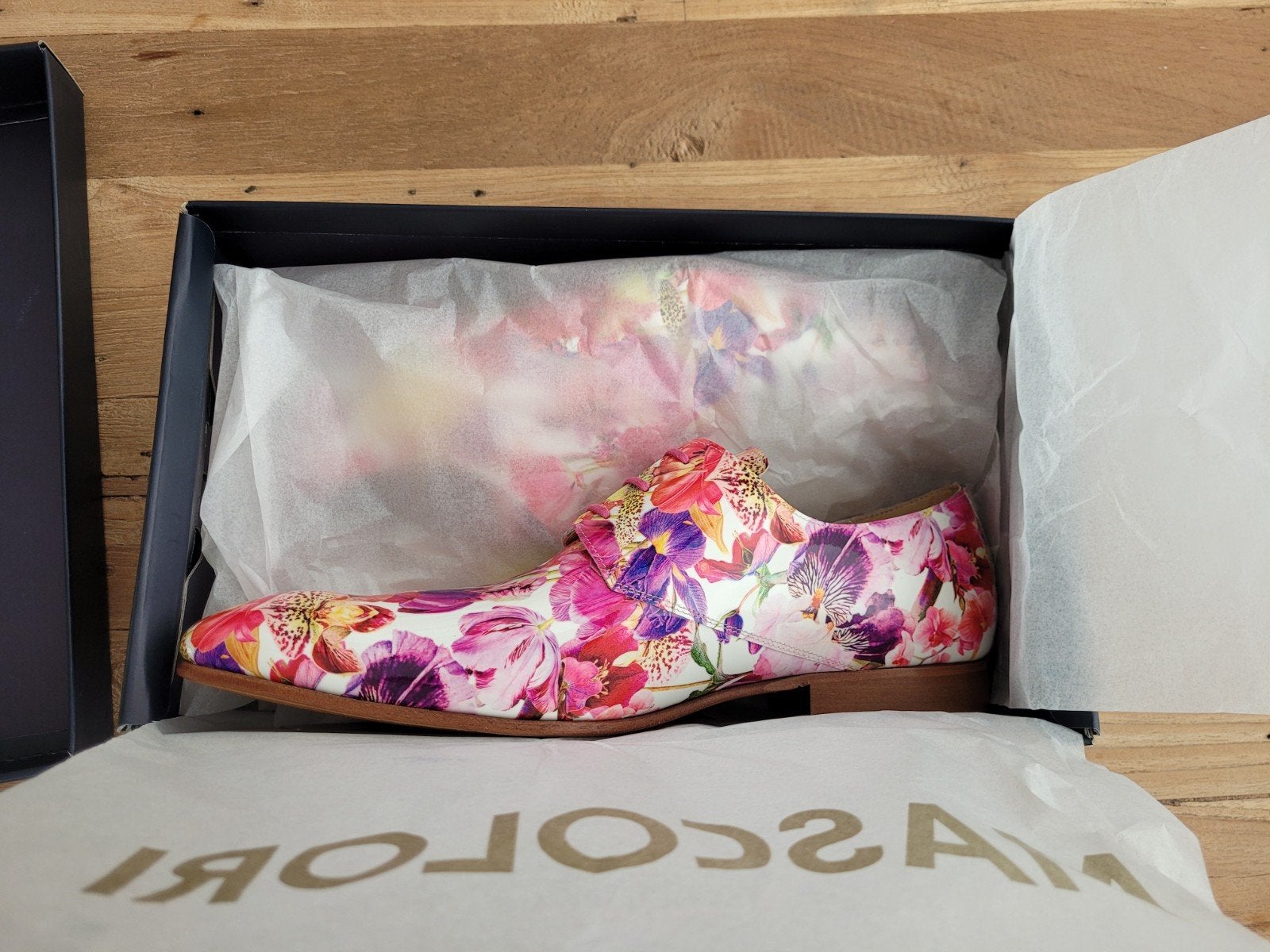 NIEUW in doos! Mascolori Summerbloom Veterschoenen Maat 44, Mascolori, Overige kleuren, Nieuw, Ophalen of Verzenden