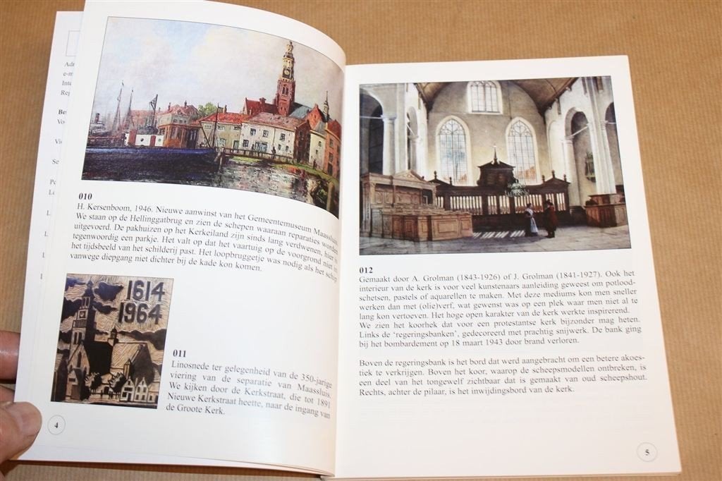 Maassluis Geschiedenis — Jubileumuitgave & Stadsschetsen, Boeken, Ophalen of Verzenden, Gelezen