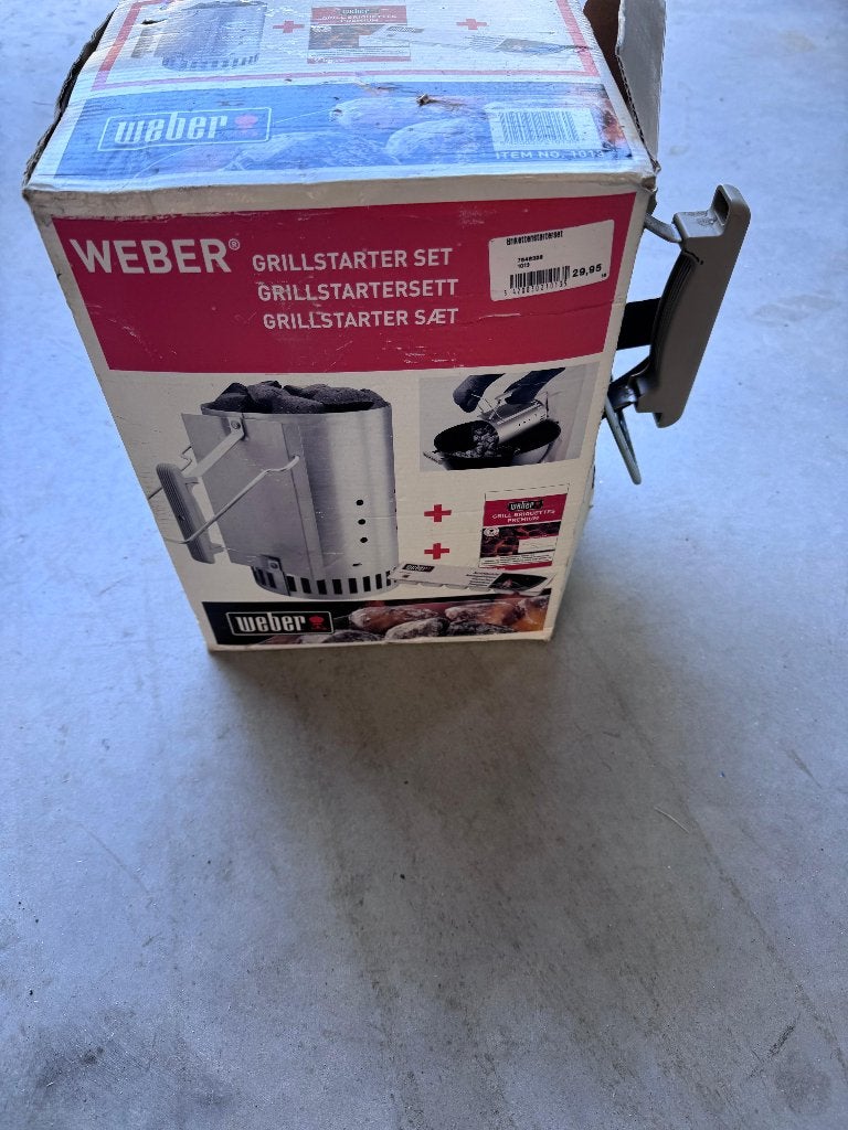 Weber grillstarter set, Ophalen of Verzenden, Nieuw