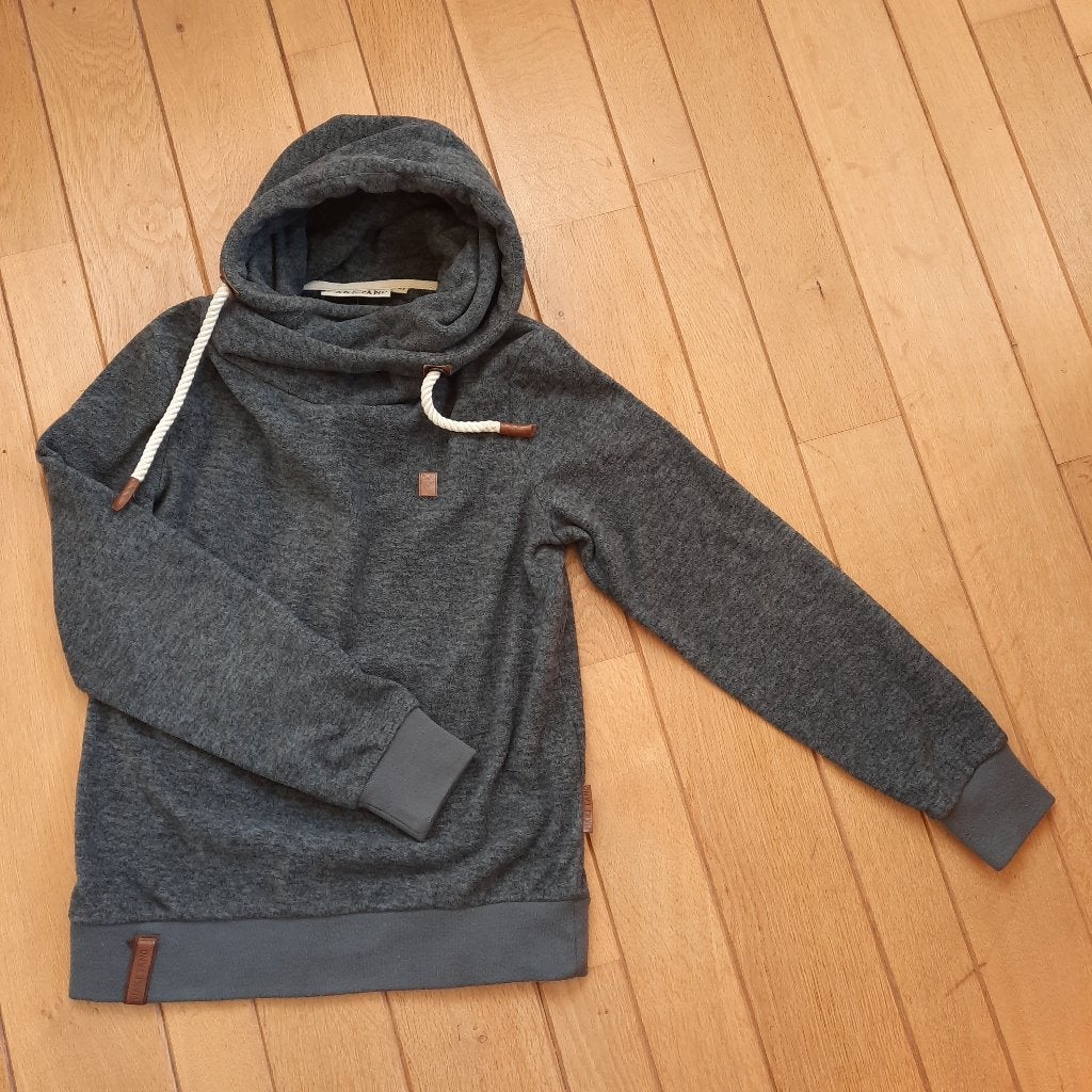 NAKETANO sweater donker grijs maat M, Naketano, Ophalen of Verzenden, Zo goed als nieuw, Grijs