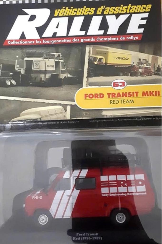 Ford transit MkII Red team 1/43 Rallye Assistance # 63, Hobby en Vrije tijd, Modelauto's | 1:43, Verzenden, Nieuw, Bus of Vrachtwagen