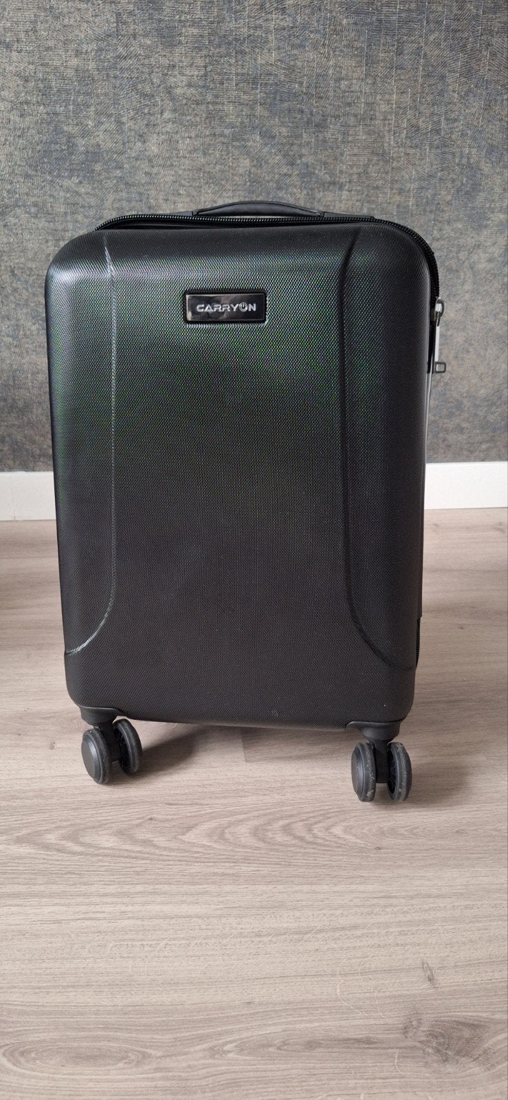 Nieuw: CarryOn Skyhopper Handbagagekoffer 55 cm zwart, Ophalen, Uitschuifbare handgreep, 50 tot 60 cm, Hard kunststof
