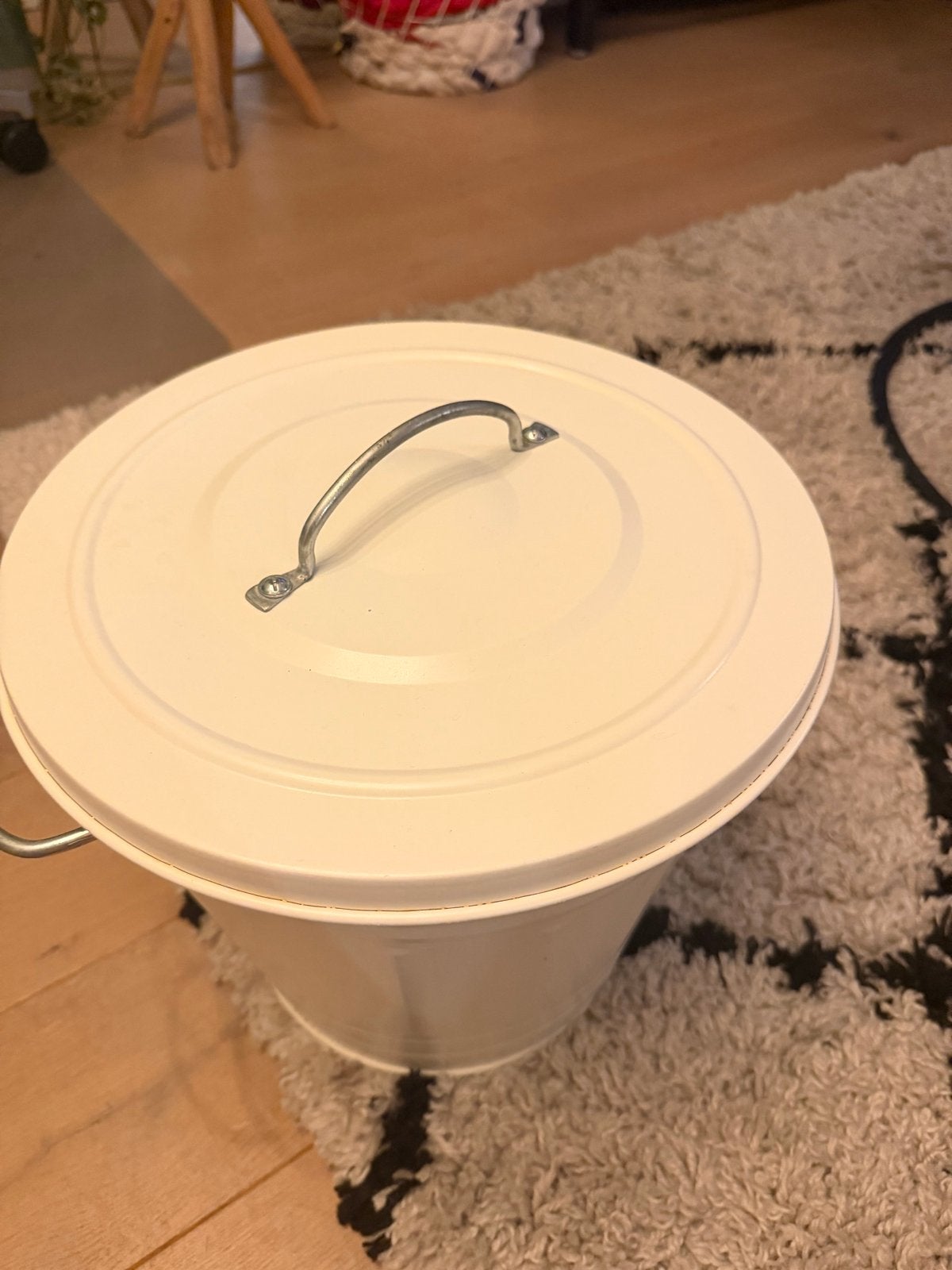 Witte vuilnisbak van IKEA - Binnen en buiten, Ophalen, Gebruikt, Metaal, 5 – 50