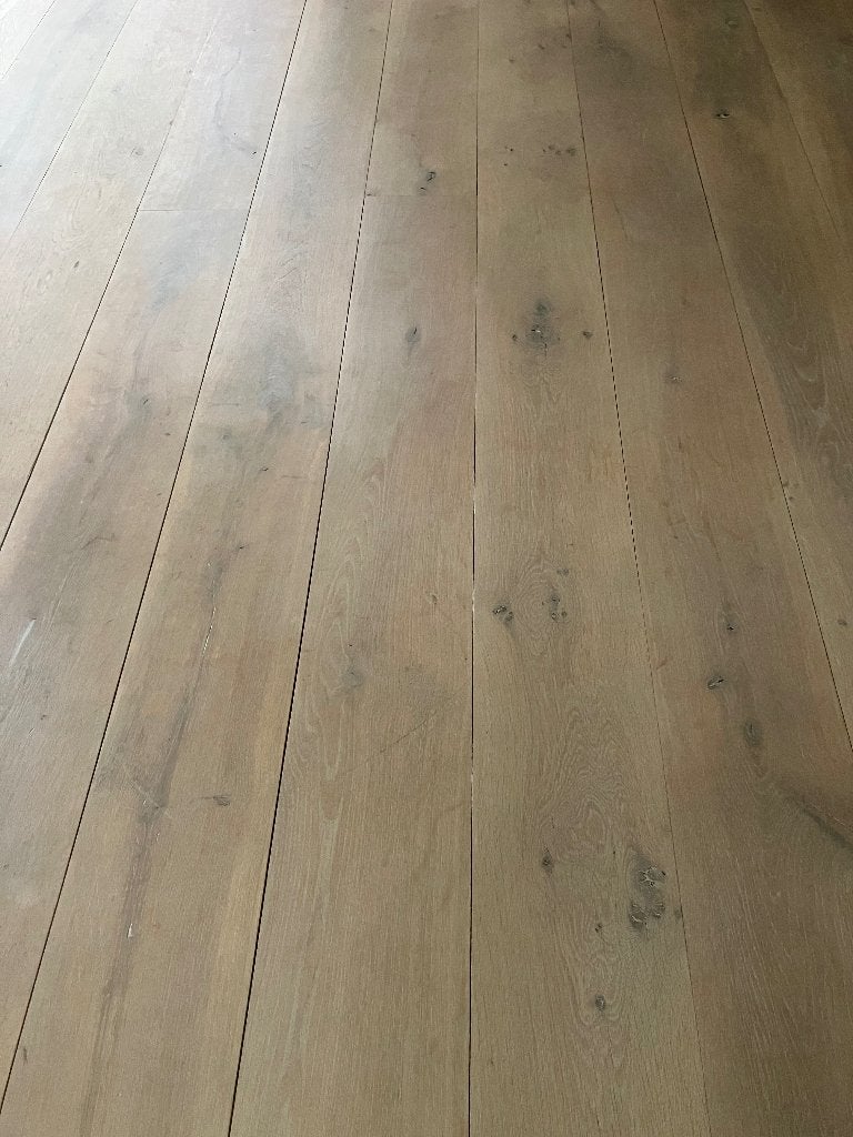 Dik eikenhout parket, Gebruikt, 10 m² of meer, 10 tot 30 cm, Hout