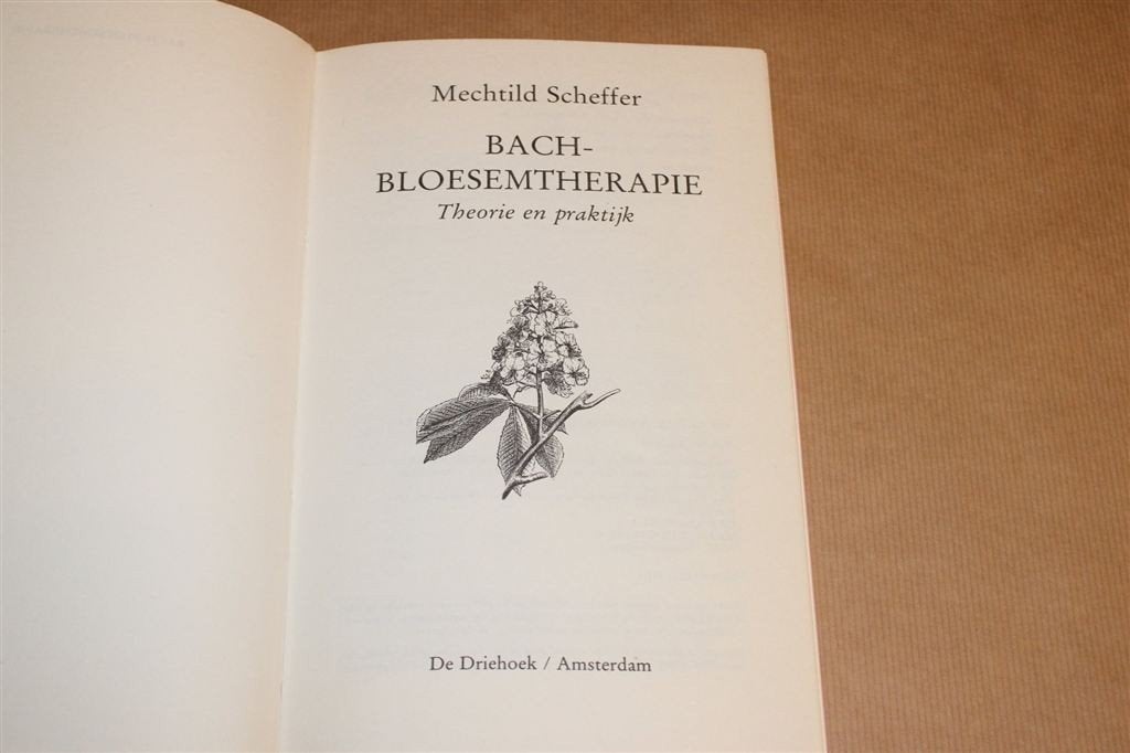 Bach-Bloesemtherapie — Theorie en Praktijk [Scheffer], Boeken, Ophalen of Verzenden, Gelezen, Overige onderwerpen, Achtergrond en Informatie