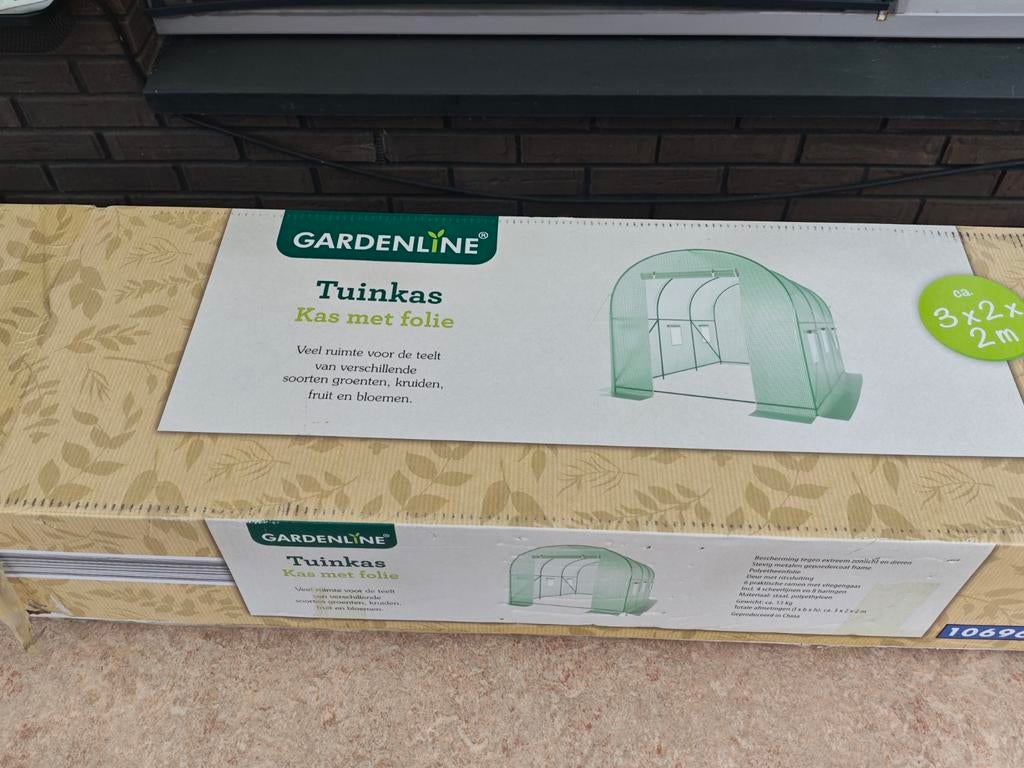 Nieuwe Gardenline tuinkas 3x2x2 m – ongebruikt, Ophalen, Nieuw, Kweektent
