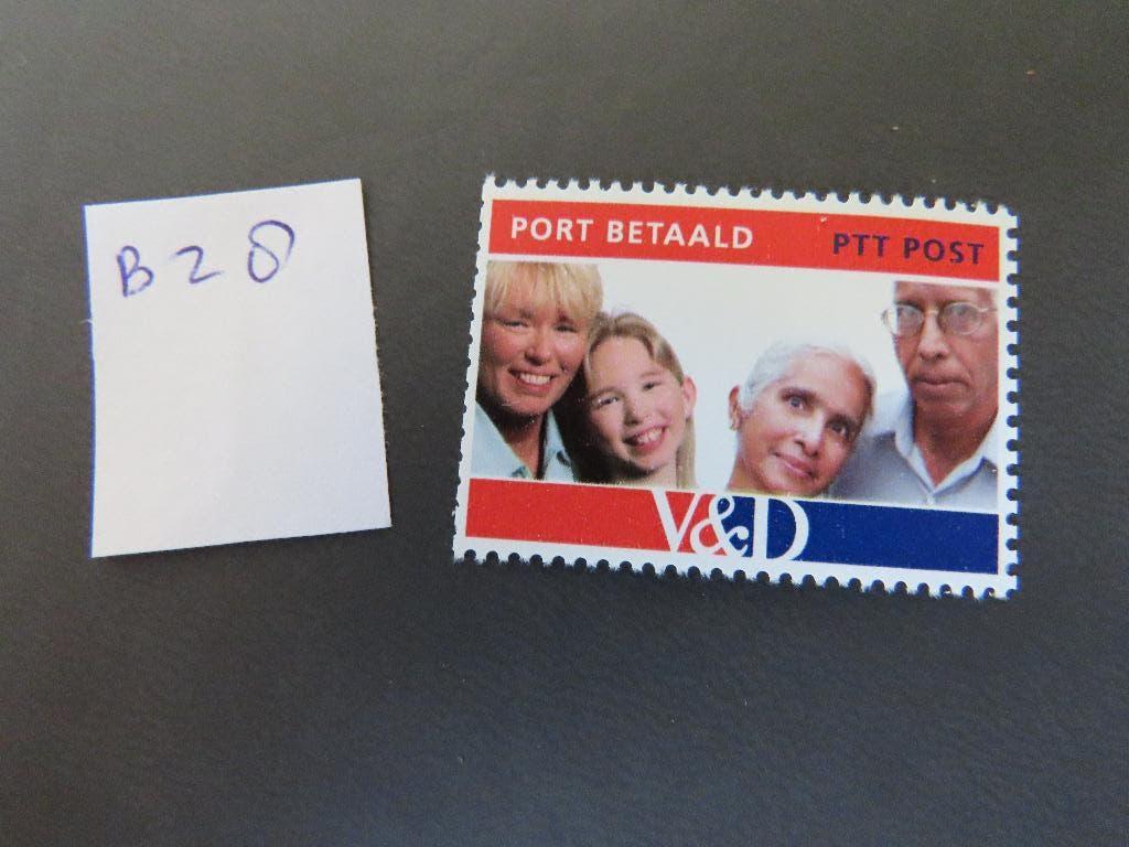 port betaald bz8, Postzegels en Munten, Postzegels | Nederland, Ophalen of Verzenden, Na 1940, Postfris