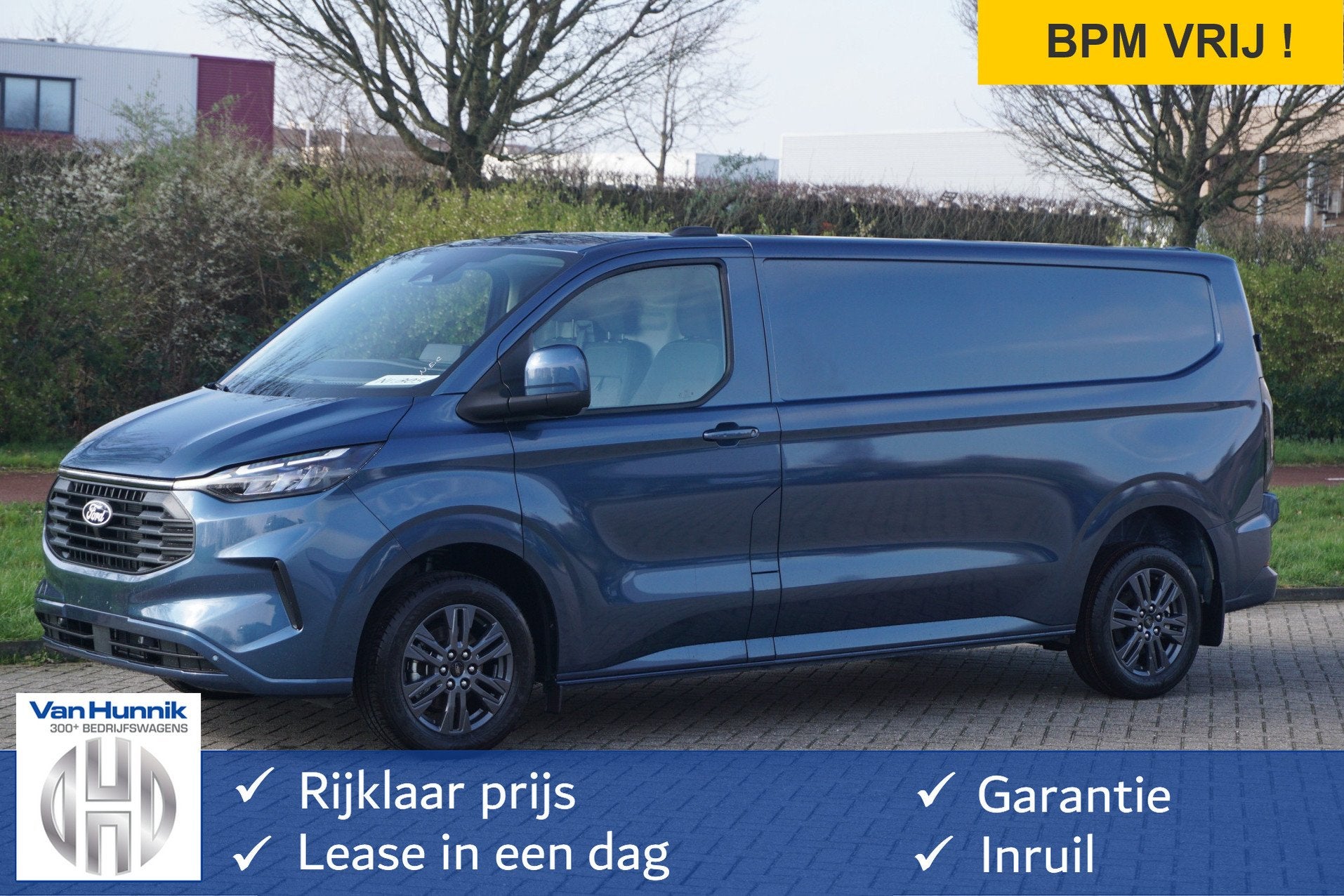 Ford Transit Custom 320L 136PK Limited BPM VRIJ! 13" Sync 4, Auto's, Voorwielaandrijving, 136 pk, Gebruikt, 4 cilinders