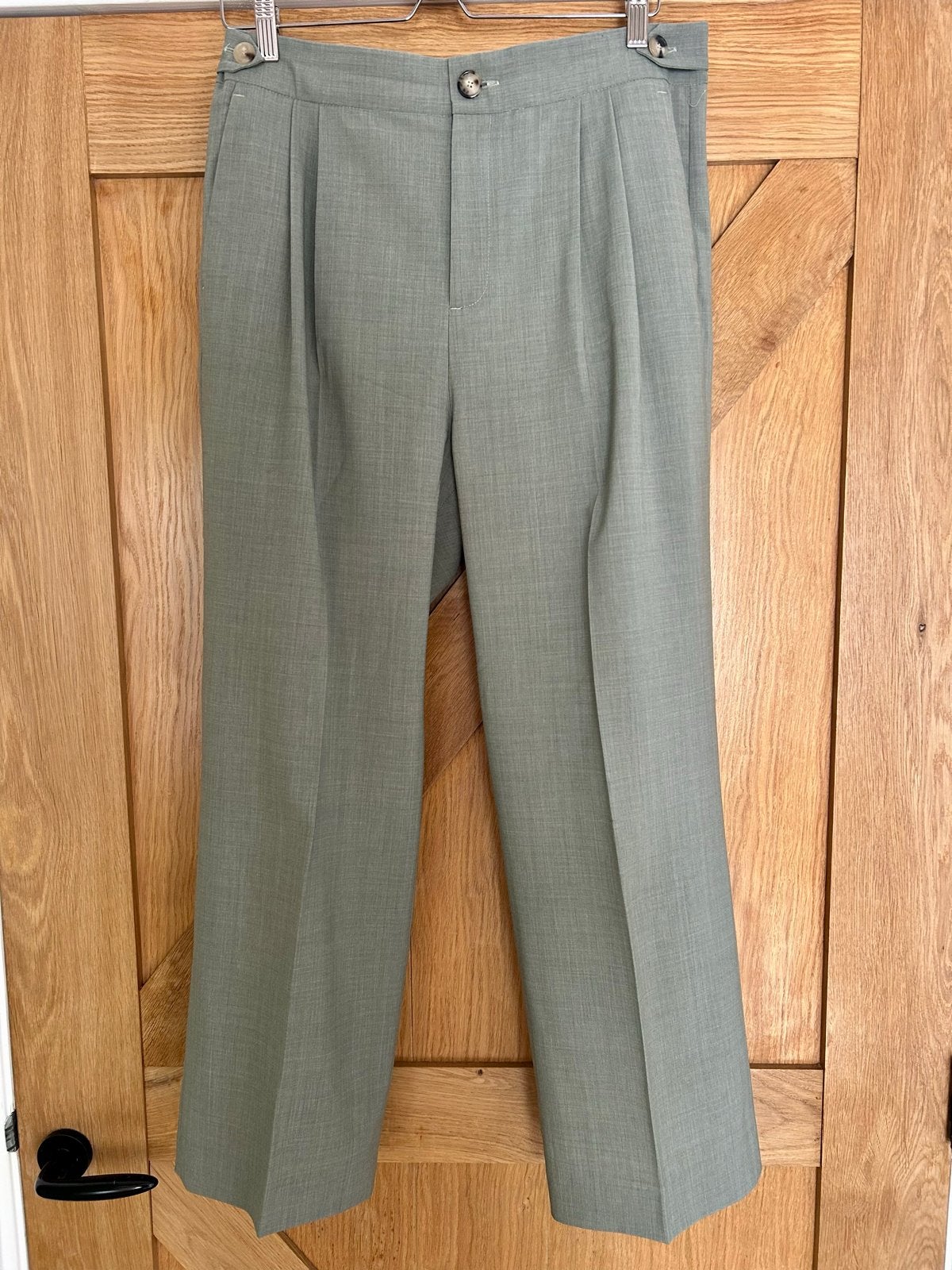 Masscob pantalon - Groen - Maat 40, Maat 38/40 (M), Verzenden, Zo goed als nieuw, Lang