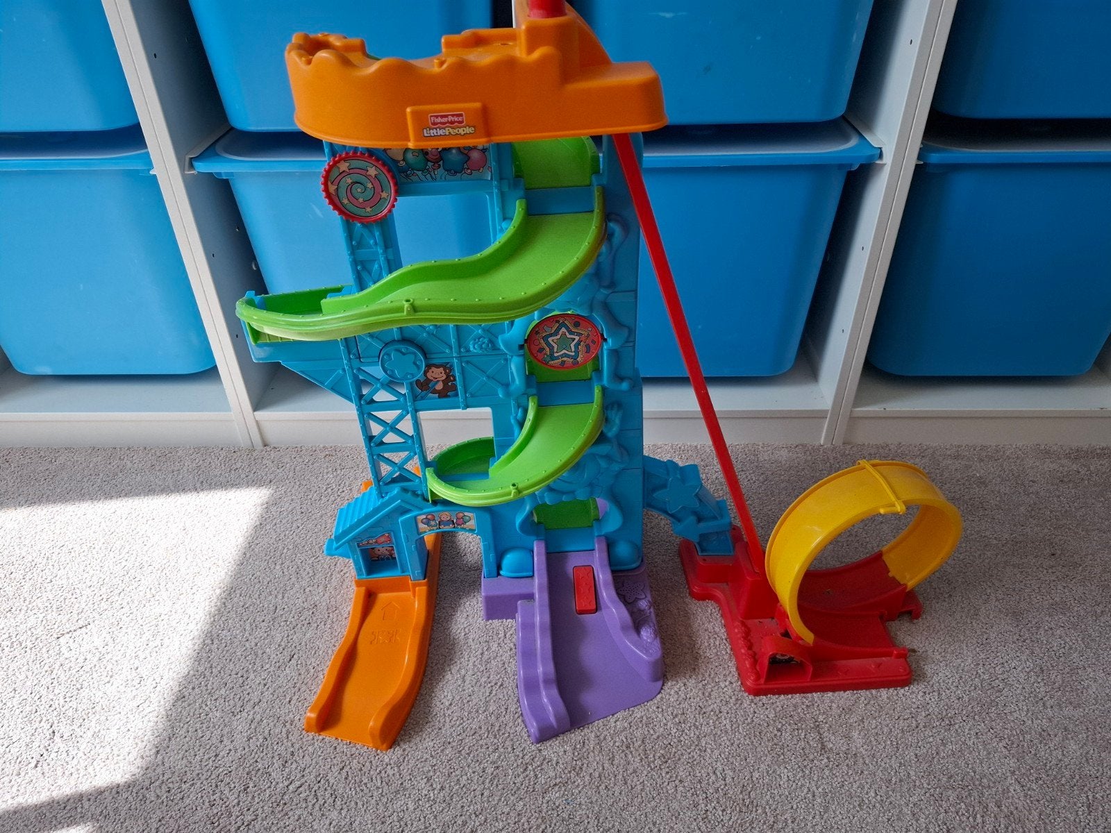 Fisher-Price Little People Speelset met Glijbanen, Ophalen, Gebruikt, Speelset
