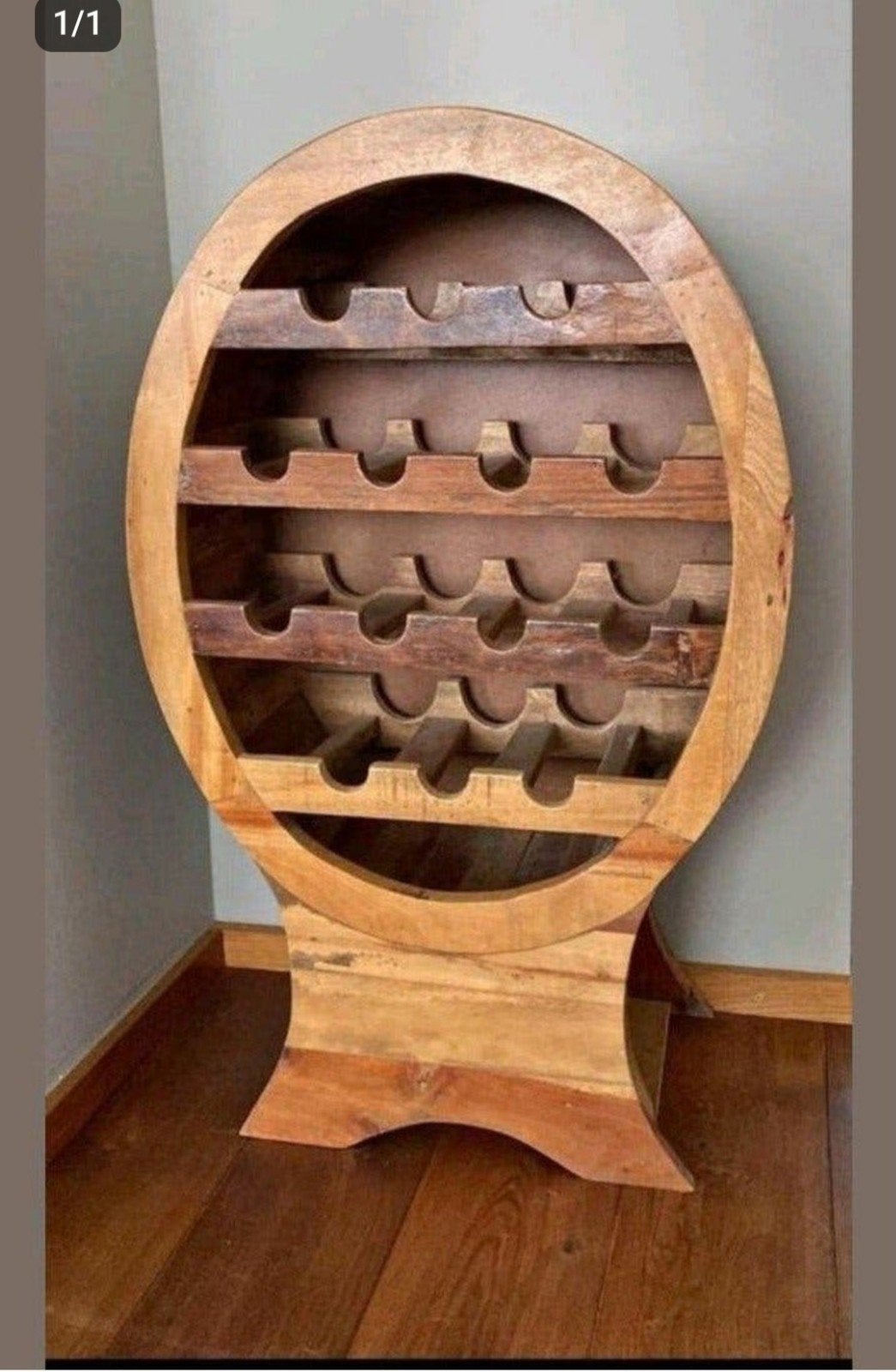 leuk wijnrekje wijnkastje, Ophalen, Gebruikt, Hout