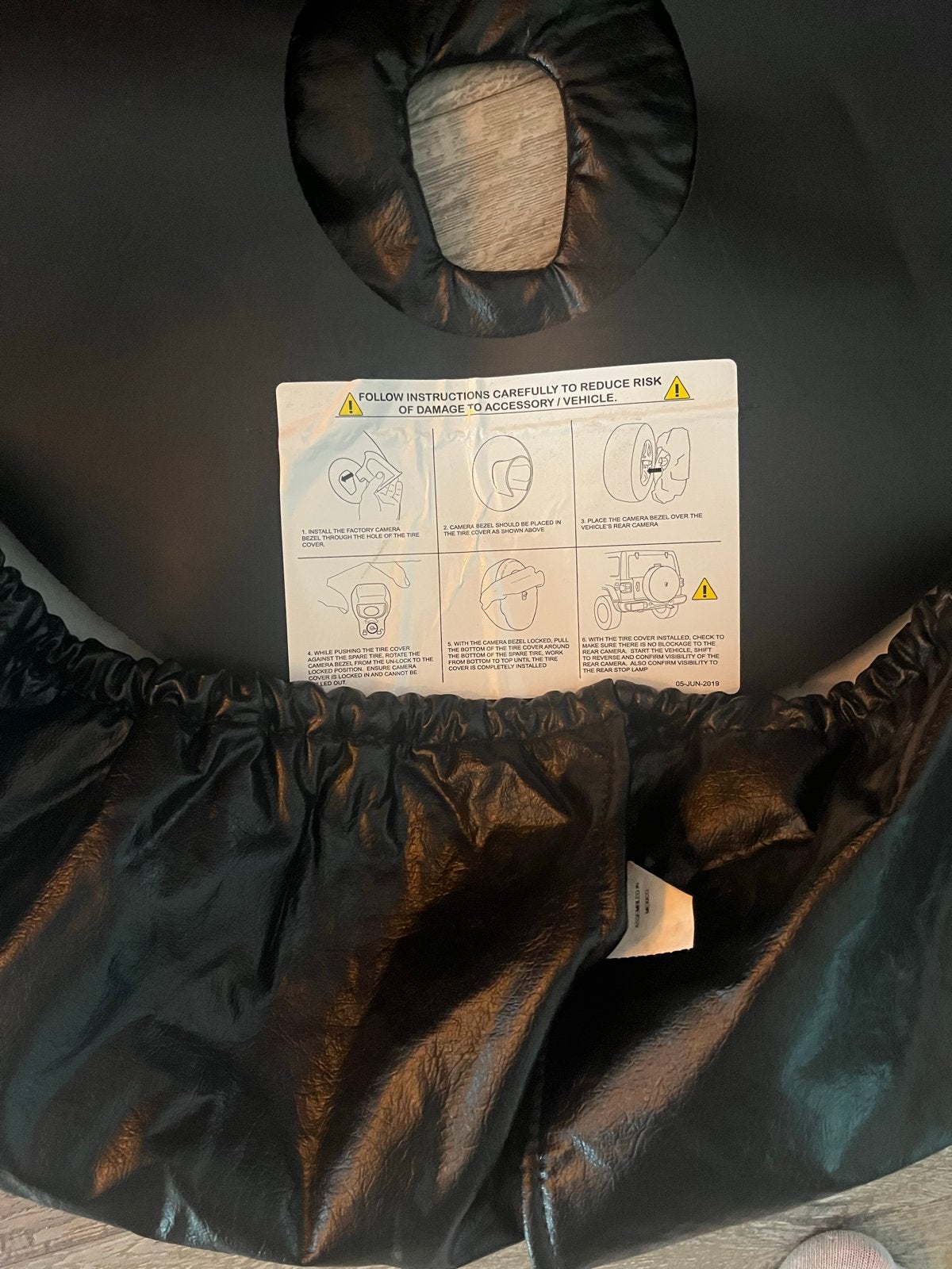 Reservewielhoes Jeep JK - Zwart met Jeep logo, Ophalen of Verzenden, Zo goed als nieuw