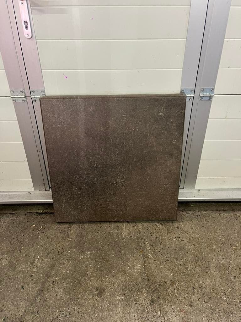 7 stuks Tafelbladen Terras horeca werzalit 70x70 cm, Ophalen, Zo goed als nieuw