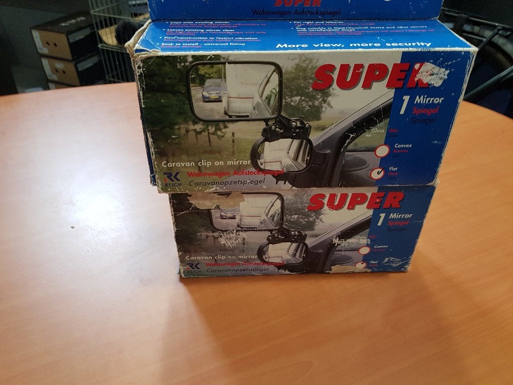 caravan spiegels, Ophalen, Gebruikt
