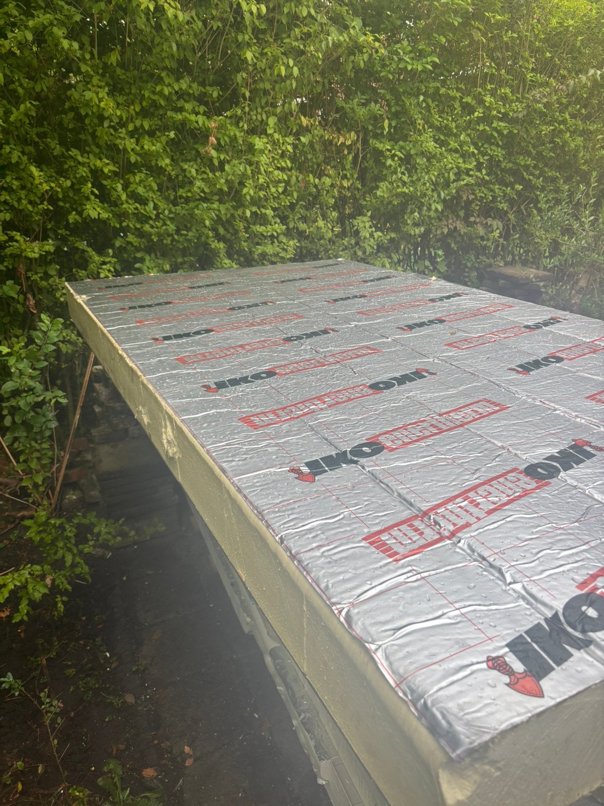 Pir isolatieplaat 140mm grote plaat 2240x1200 b keus, Ophalen, Dakisolatie, 12 cm of meer, Zo goed als nieuw