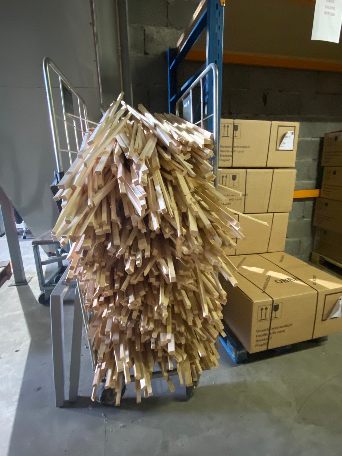 Aanmaakhout Hout latjes vuren, Minder dan 3 m³, Ophalen