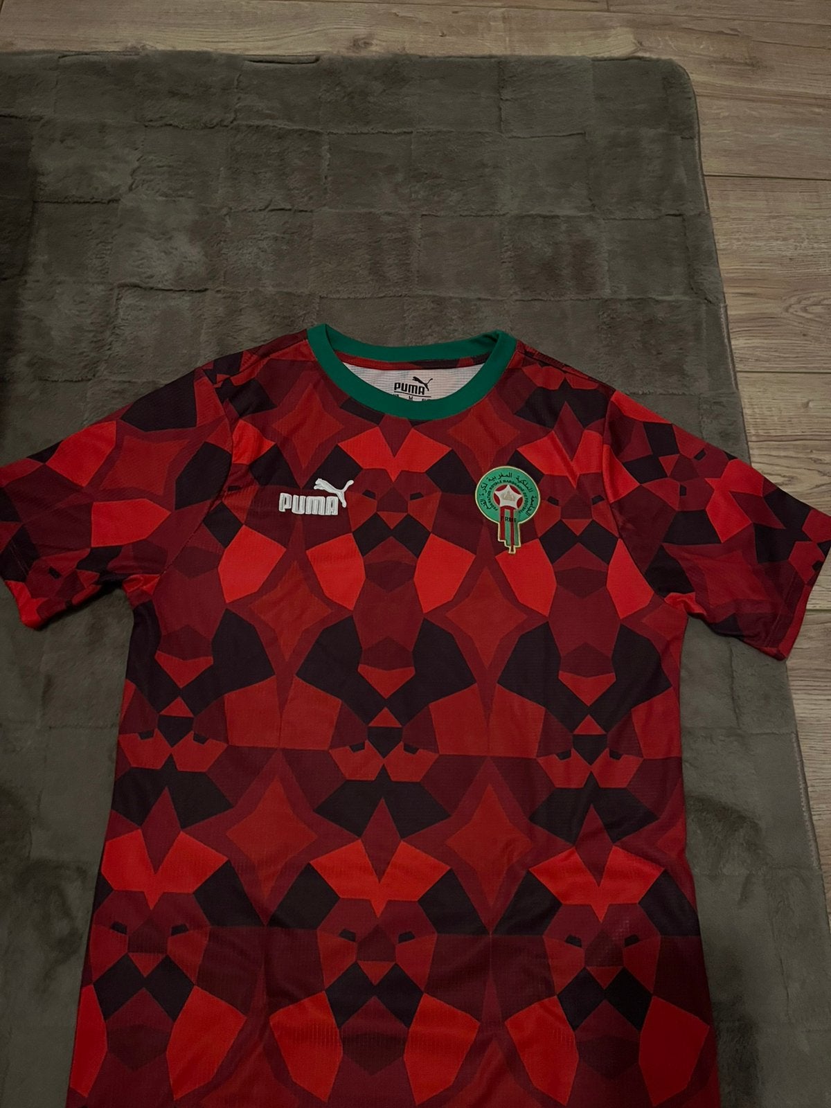 Marokkaans voetbal tenue, Kleding | Heren, Ophalen of Verzenden, Nieuw, Maat 48/50 (M), Rood