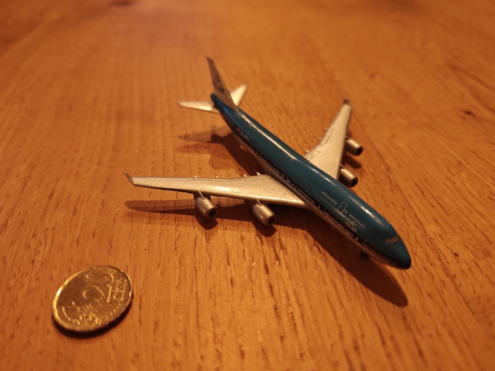 Vintage Schabak 921 KLM Boeing 747 Vliegtuigmodel, Overige merken, Ophalen of Verzenden, Vliegtuig, Gebruikt