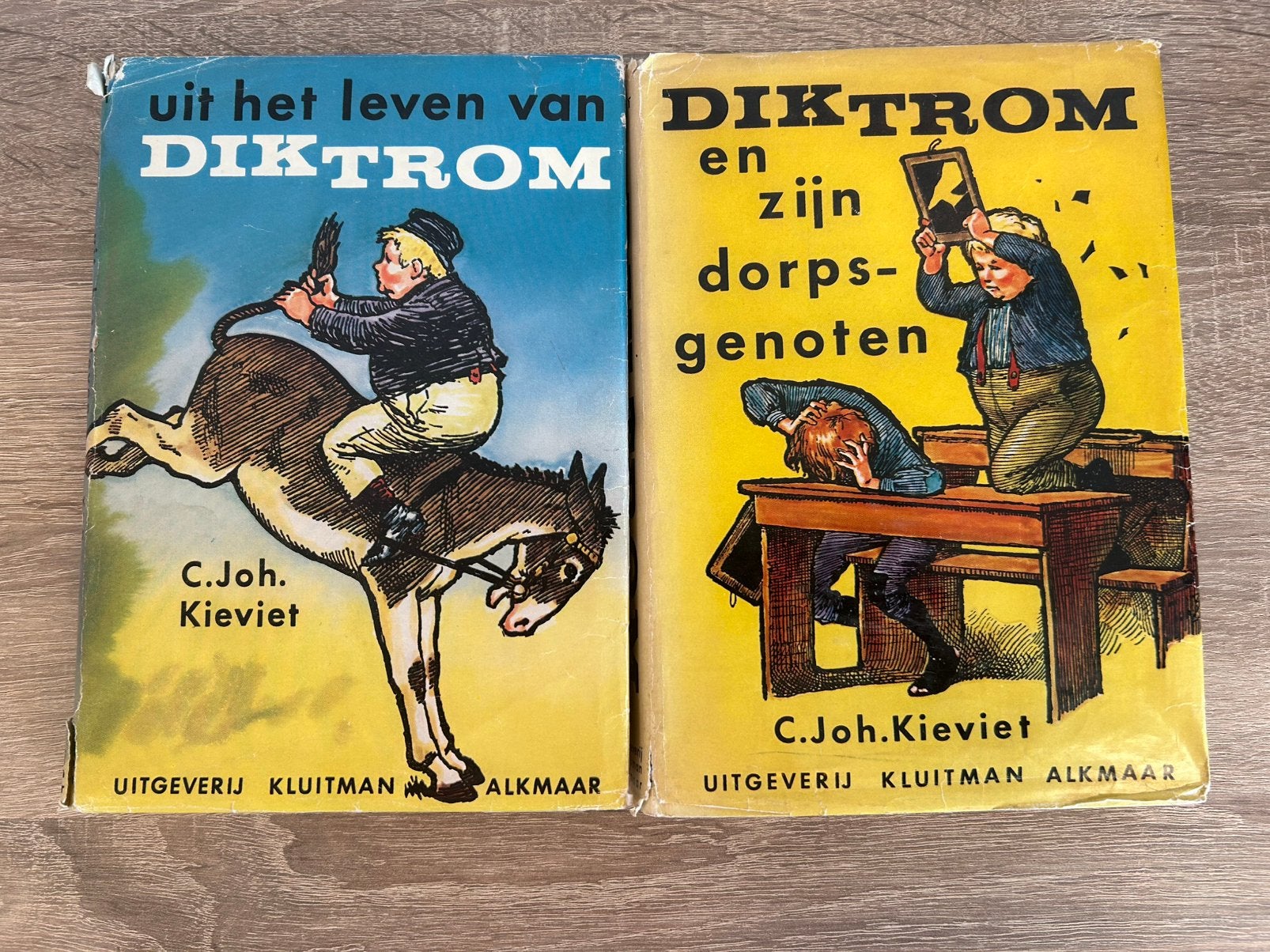2 vintage Dik Trom boeken - C. Joh. Kievit, Ophalen of Verzenden, Gelezen