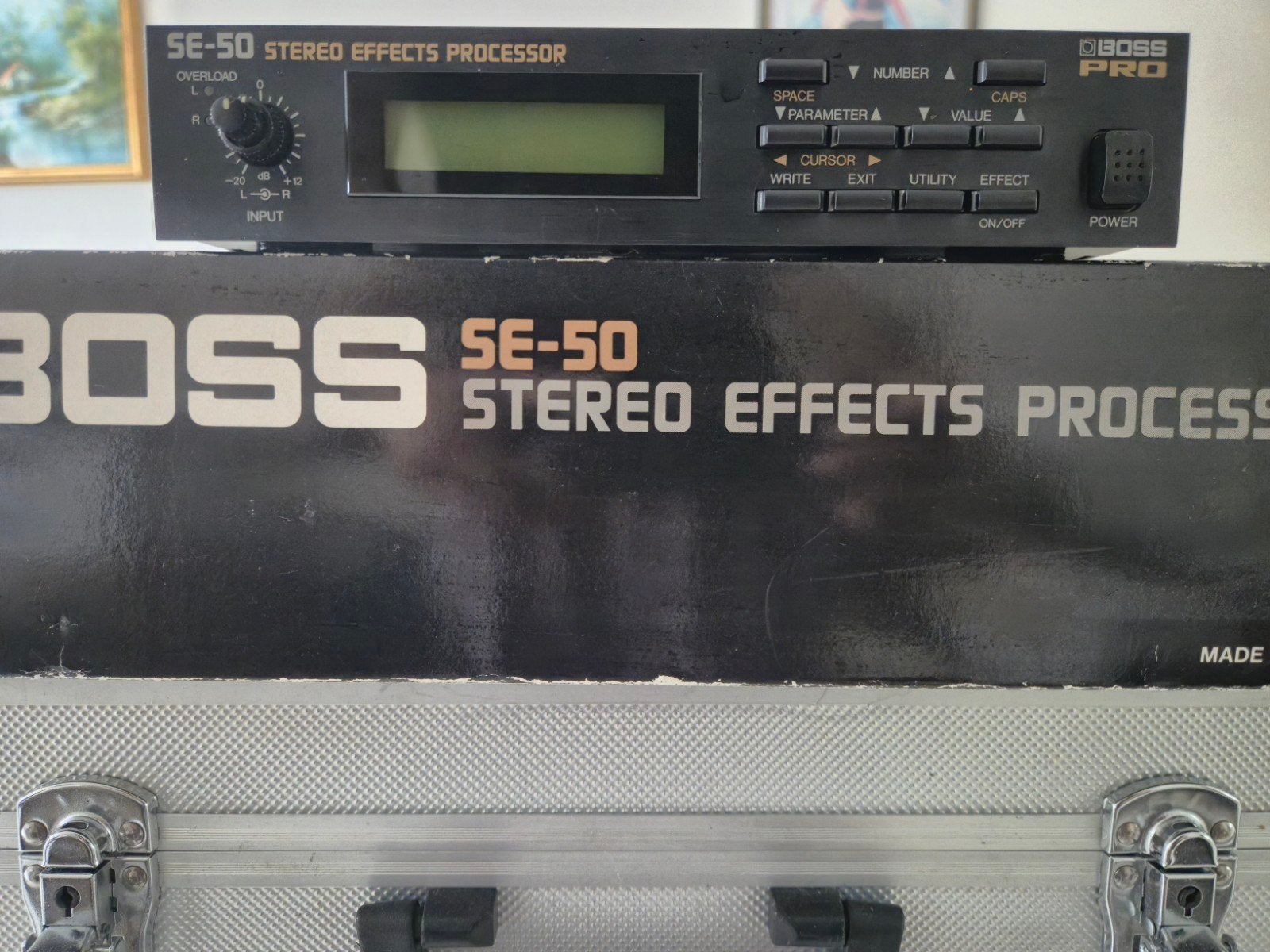 Boss SE-50 Stereo Effects Processor met handleiding, Ophalen, Zo goed als nieuw, Delay of Echo