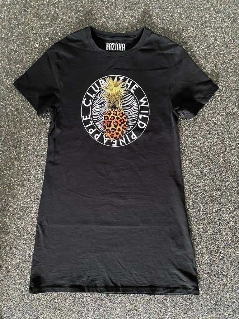T-shirt jurk van Azuka maat XS zgan, Ophalen, Zwart, Zo goed als nieuw, Maat 34 (XS) of kleiner