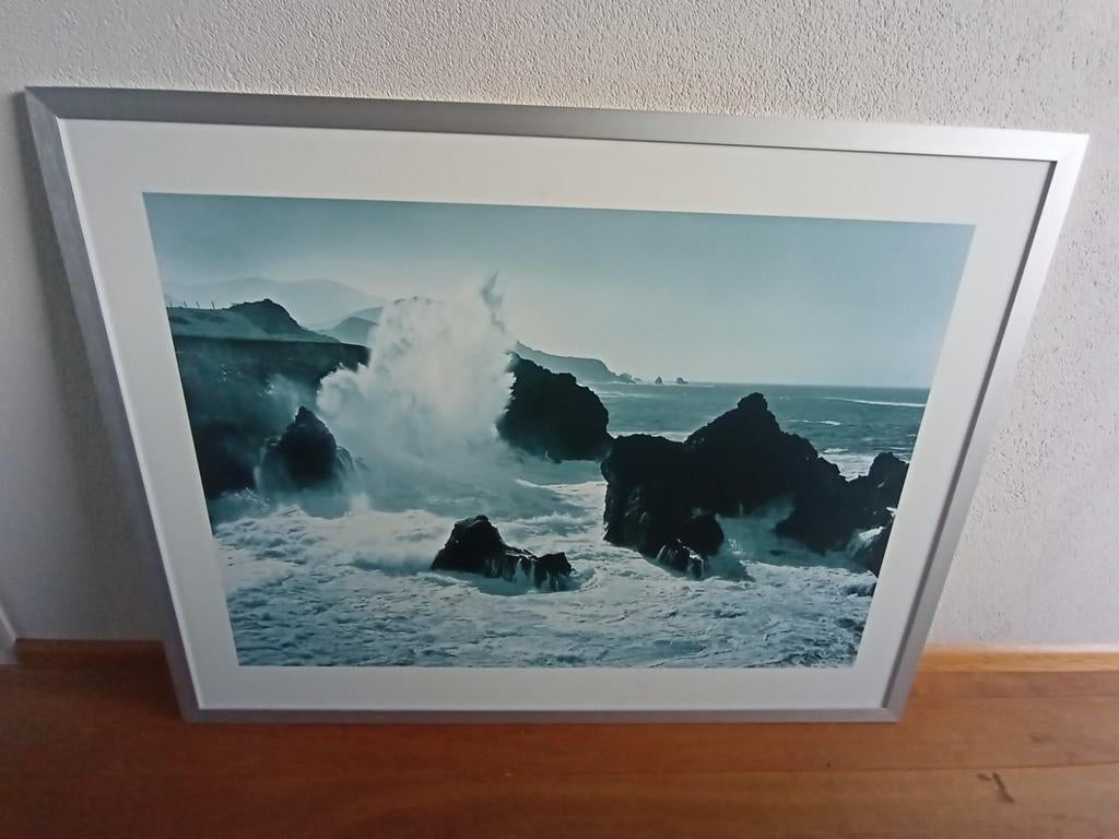 Groot ikea schilderij/ prent norrsund, Ophalen, Zo goed als nieuw, Rechthoekig, Minder dan 100 cm